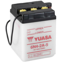YUASA Konventionelle Batterie ohne Säurepack - 6N4-2A-5 für Yamaha DT80