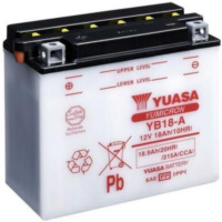 YUASA Battery Conventional without Acid Pack - YB18-A for Arctic CAT MOUNTAINCAT1000, MOUNTAINCAT500, THUNDERCAT