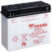 YUASA Konventionelle Batterie ohne Säurepack - 51814 für BMW, Laverda, Kawasaki