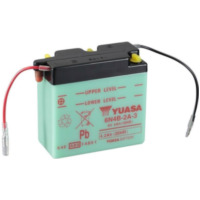 YUASA Konventionelle Batterie ohne Säurepack - 6N4B-2A-3 für Yamaha RD80, RT100 Suzuki DR500