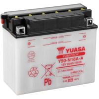 YUASA Konventionelle Batterie ohne Säurepack - Y50-N18A-A für Suzuki LT250QUADRACER