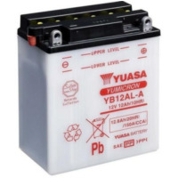 YUASA Konventionelle Batterie ohne Säurepack - YB12AL-A für Aprilia, Peugeot, BMW