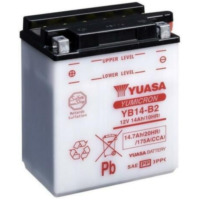 YUASA Konventionelle Batterie ohne Säurepack - YB14-B2 für Honda, Polaris, Suzuki