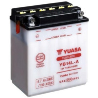 YUASA Konventionelle Batterie ohne Säurepack - YB14L-A für Yamaha XTZ750