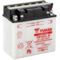 YUASA Konventionelle Batterie ohne Säurepack - YB16CL-B für Kawasaki KLF300BAYOU, KLF400BAYOU