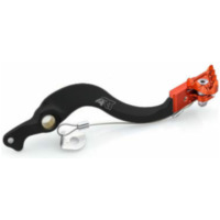 ART Factory Bremspedal Aluminium eloxiert schwarz/Spitze orangefarben für: KTM für Husqvarna TC85 85SX