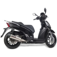 YASUNI Scooter 4 komplette Auspuffanlage - für: Kymco People 125 für PEOPLE125