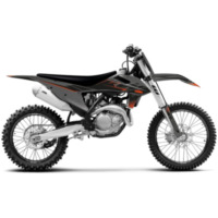 BLACKBIRD Mat Black Complete Graphic Kit for: KTM SX/SX-F for 125SX, 150EXC, 150SX