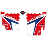 BLACKBIRD Replica Team HRC 2020 Radiator Louvers Graphic Kit for: Honda for CRF450L, CRF450R, CRF450X