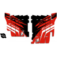 BLACKBIRD Dream Graphic 4 Kühlerlamellen Grafik-Kit für: Honda CRF 450 für CRF450L, CRF450R