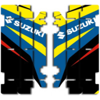 BLACKBIRD Dream Graphic 4 Radiator Louvers Graphic Kit for: Suzuki RM for RM125, RM250