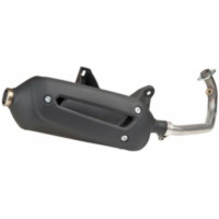 TECNIGAS New Maxi 4 Full Exhaust System - Steel Black for: SYM Joyride 200I 4T for JOYRIDE200I4T