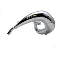 BIG ONE Chrome Exhaust Line Chrome Pipe/Black Aluminium Silencer for Fantic CABALLERO50