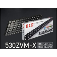 D.I.D 530ZVM-X X-Ring Drive Chain 530 for Honda, Yamaha, Suzuki 4525516471176