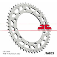 JT SPROCKETS Aluminium Ultra-Light Self-Cleaning Rear Sprocket 853 - 520 for Yamaha IT250, WR125, WR250 JTA853.46BLK