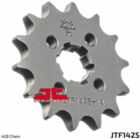 JT SPROCKETS Ritzel 13 Zähne Stahl Standard 428 Teilung Typ 1425 für Suzuki GP100, GP125, GSX-R125 Yamaha TZR250