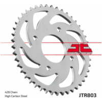 JT SPROCKETS Kettenrad 45 Zähne Stahl Ultra-Leicht Harteloxiert 428 Pitch Typ 428 für Suzuki GSX-R125, GSX-S125