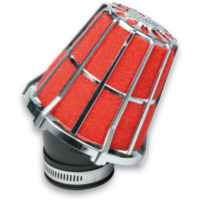 MALOSSI Air Filter - 04 7593.K0 MALOSSI E5 Ø38mm PHVA/PHBN-Specific With Chrome Cage