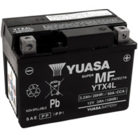 YUASA W/C Battery Maintenance Free Factory Activated - YTX4L FA for KTM, Honda, Rieju