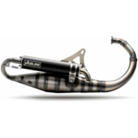 YASUNI Carrera 10 Full Exhaust System Black - Minarelli Vertical