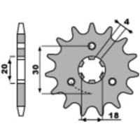 PBR Standard Stahlriztel vorne 2056 - 520 2056.12.18NC