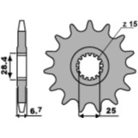 PBR Standard Stahlriztel vorne 2168 - 520