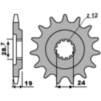 PBR Steel Standard Front Sprocket 529 - 532