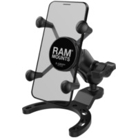 RAM MOUNTS X-Grip Phone Holder Short Arm Small Gas Tank Base - Large Phones RAM-B-410-A-UN7BU