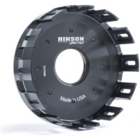 HINSON Billetproof® Aluminium Clutch Basket with Cushions - for: Kawasaki KX450