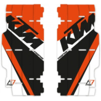 BLACKBIRD Replica Trophy 21 Radiator Louvers Graphic Kit - für: KTM EXC