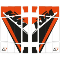 BLACKBIRD Replica Trophy 21 Radiator Louvers Graphic Kit - für: KTM EXC für 125SX, 150SX, 250EXC-F