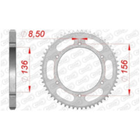 AFAM Standard Kettenrad 53104