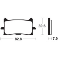 TECNIUM Sintered Metal Brake Pads - MFP440 für Honda CB125R, CB300R, CB650R