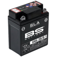 BS BATTERY für: AGM SLA vorgeladen – wartungsfrei - 6N6-3B/B-1 für Yamaha, Honda, Kawasaki