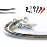 SPEEDBRAKES Aviation Bremsschlauch Edelstahl/Titan Anschluss  100154197
