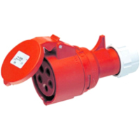 Coupling  CEE 5-pole 400V 6H16A fitting for Cectek/Herkules Quadrift LOF 525  2012, 40,8/20,4 PS, 30/15 kw
