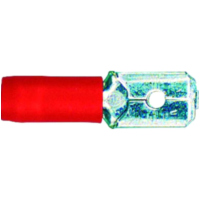 flat  plug -1.0 red