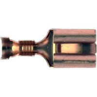 Spade connector female 9.5 ra 4-6