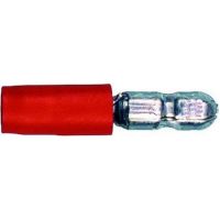 Bullet connector 4mm red