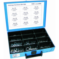 Aluminium washer assortment