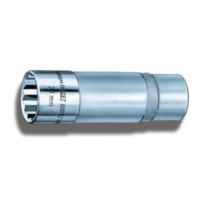 Socket bi-hex 1/2 12 lg