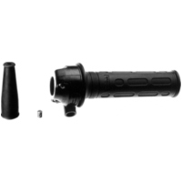 Throttle bar assembly with brake lever