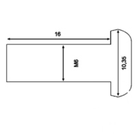 Brake disc screw kit trw MSW1026