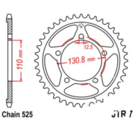 Rear sprocket 45 tooth pitch 525 sil