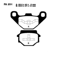 Bremsbeläge Bremsklotz Standard EBC FA251