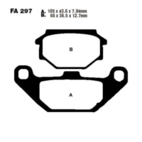 Bremsbeläge Bremsklotz Standard EBC FA297