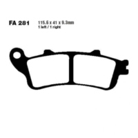 Brake pads scooter ebc SFA281