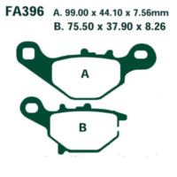 Bremsbeläge Bremsklotz Standard Scooter EBC SFA396