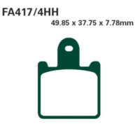 Brake pads sintered gpfax ebc GPFAX4174HH