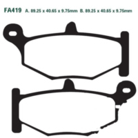 Bremsbeläge Bremsklotz Standard EBC FA419